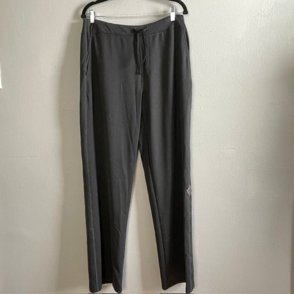 prAna Black Stretch Travel Pants Womens Medium Pull On Athleisure Yoga Travel